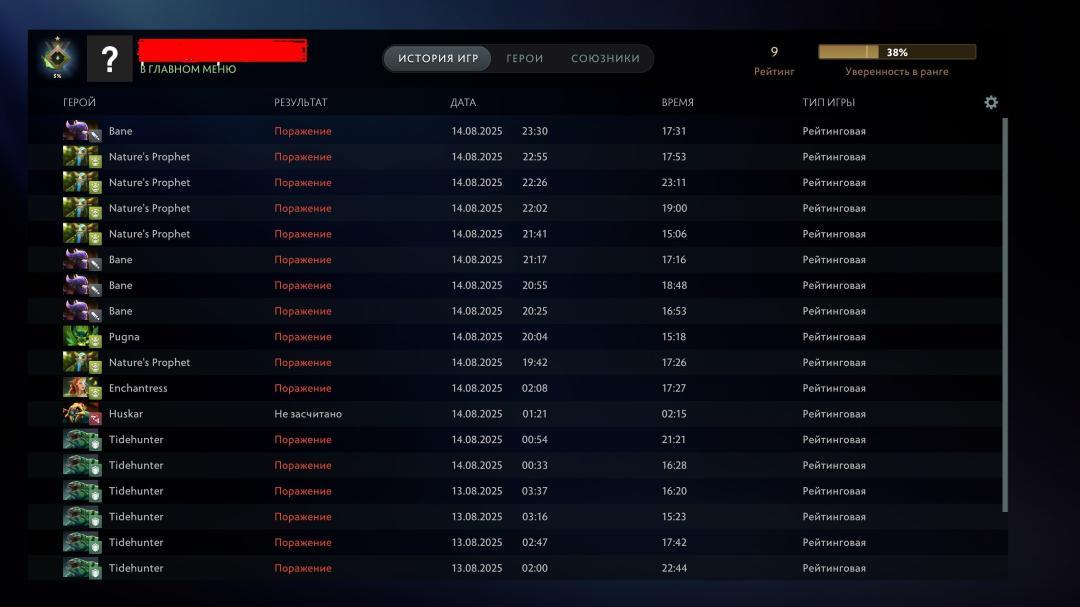 High-Ranked Dota 2 Account with 145 Hours of Playtime