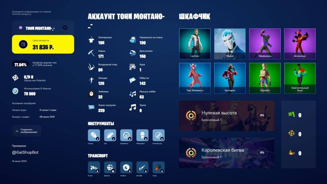 Diverse Fortnite Collection with 196 Unique Skins 🎭🖥