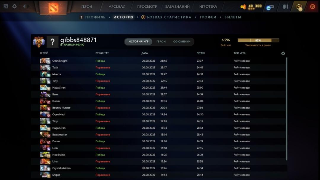 🏅 MMR 6596 | 🕒 174h | 🛡 Integrity 12000