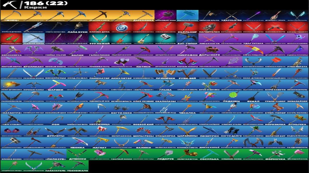 Diverse Collection of 195 Skins for PC Battle Royale