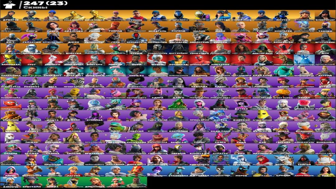 Diverse Collection of 247 Unique Skins for PC Battle Royale