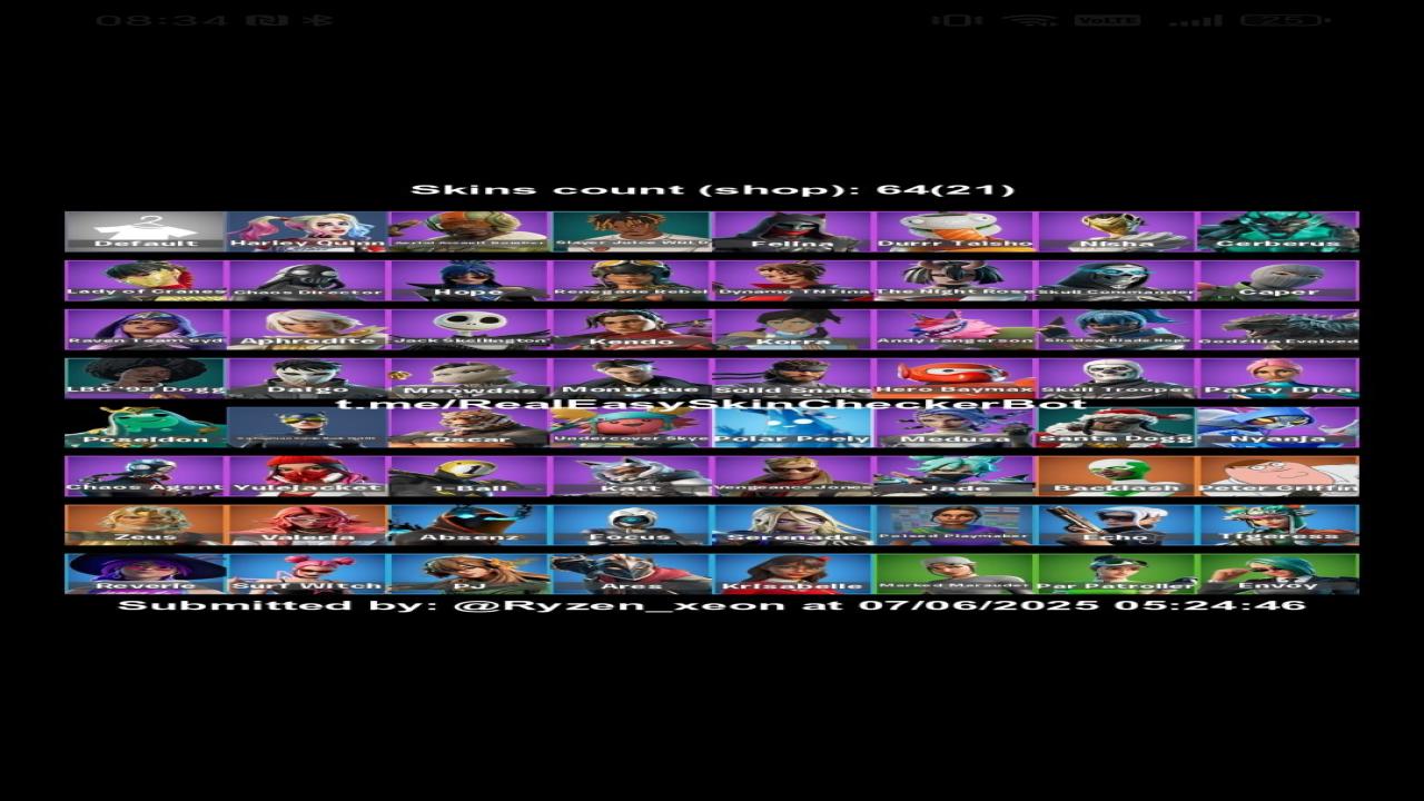 Diverse Fortnite Collection with 64 Unique Skins for PC Battle Royale