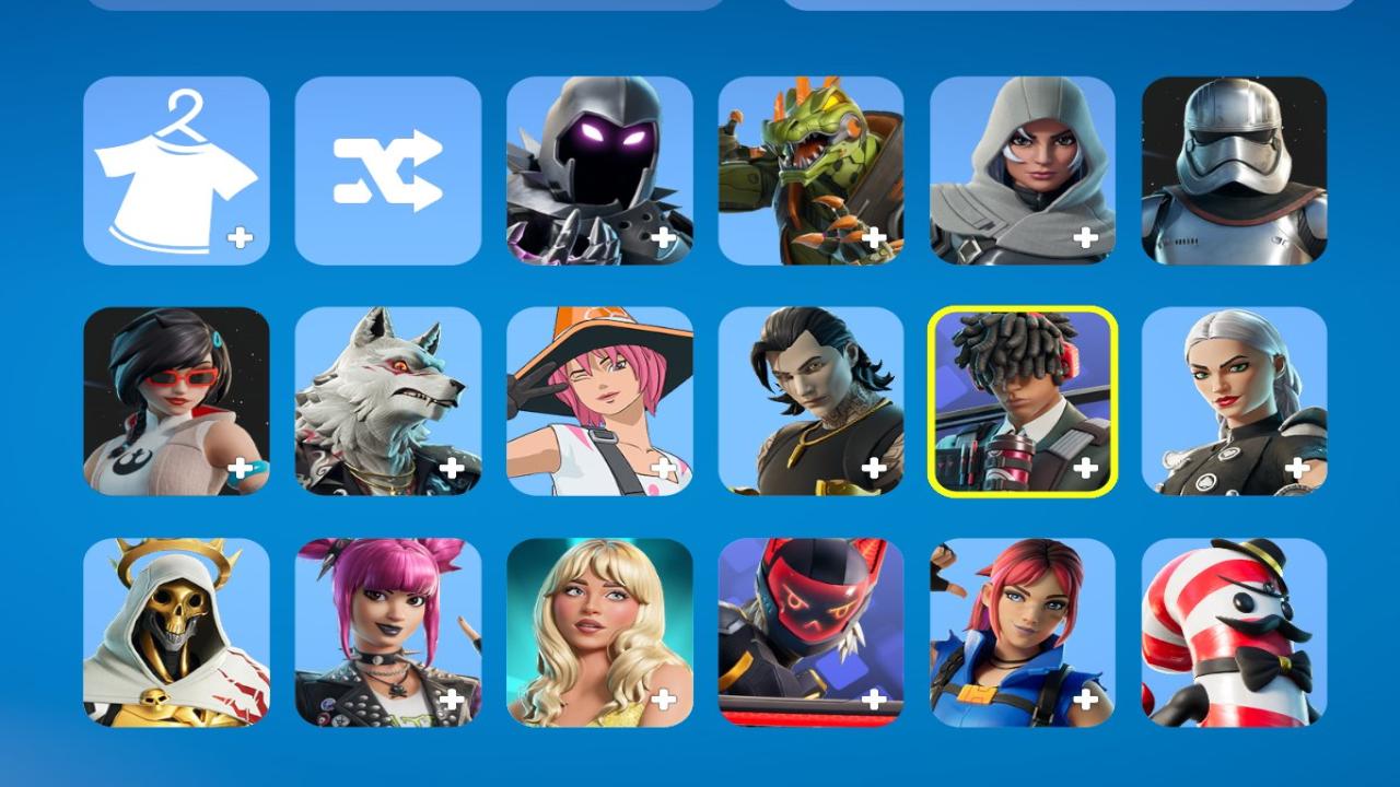 Diverse Fortnite Collection with 16 Unique Skins on PC 🎭🖥