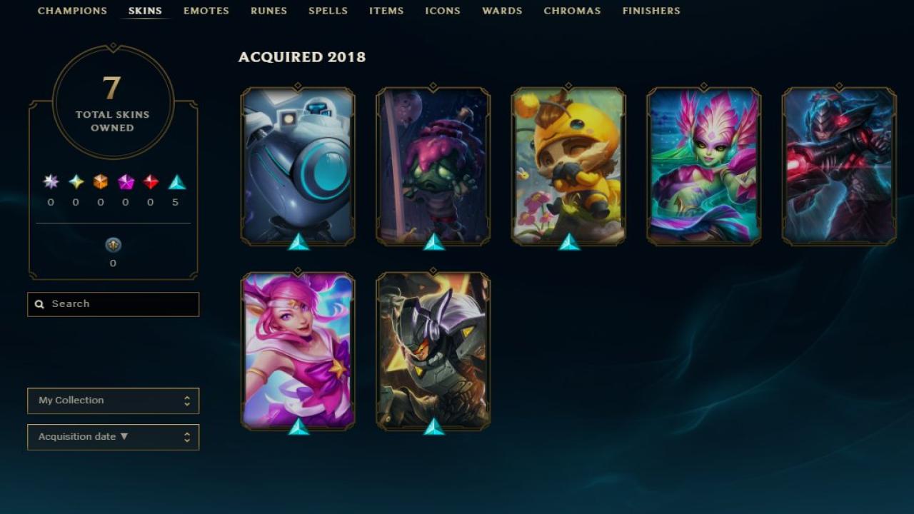 EU West Account - Level 49, 81 Champions, 20 Skins, Unranked