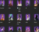Diverse Fortnite Collection with 90 Skins on PC 🎭🖥