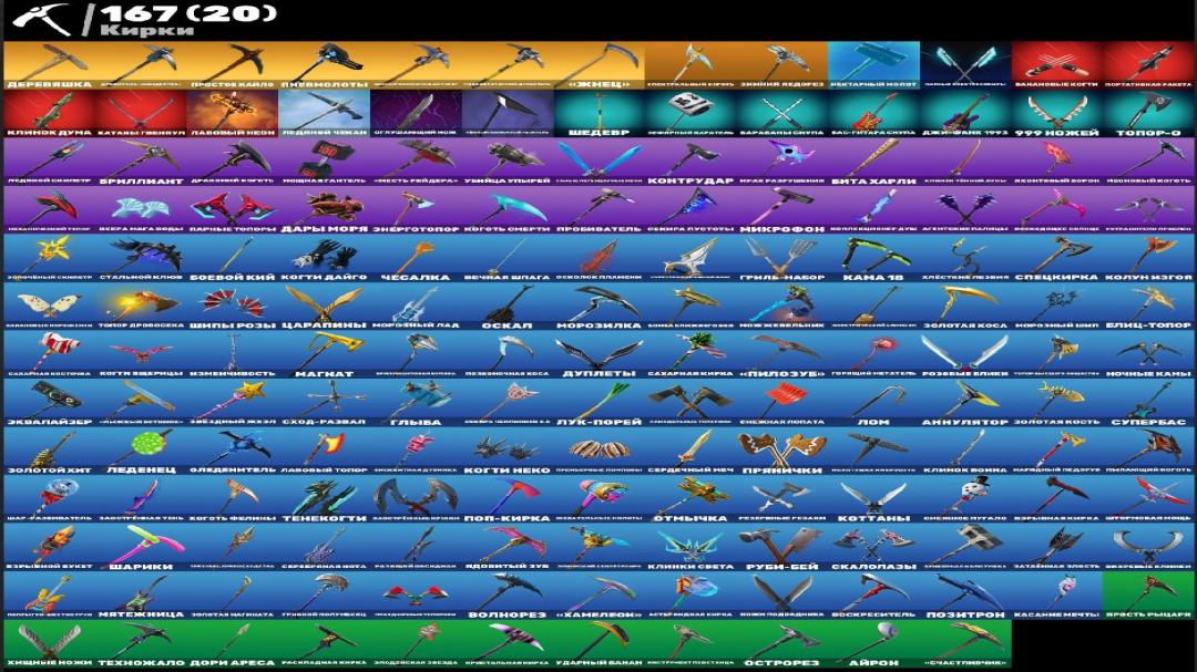 Collection of 208 Unique Skins for PC Battle Royale 🎭🖥
