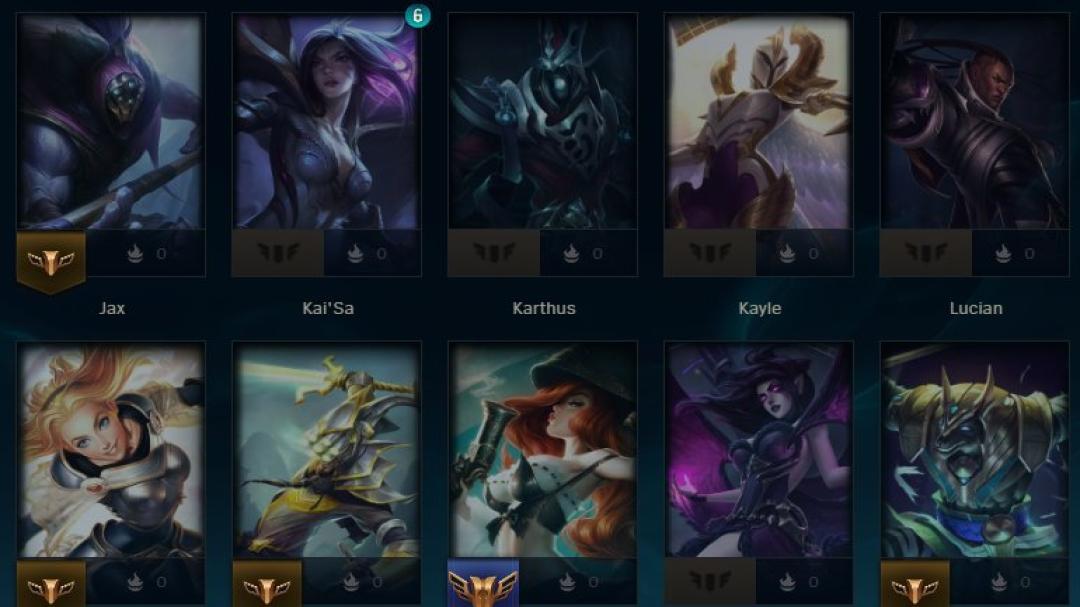 Unranked Account with 41 Champions and 11 Skins on EU West
