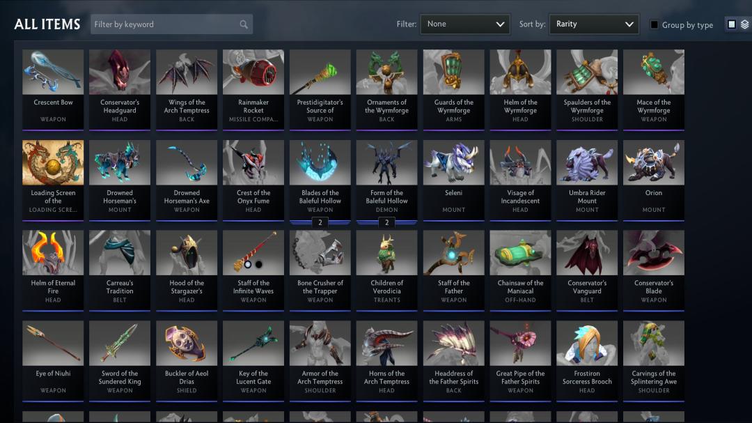 Ranked Dota 2 Account with 2800 Hours and 1700 MMR