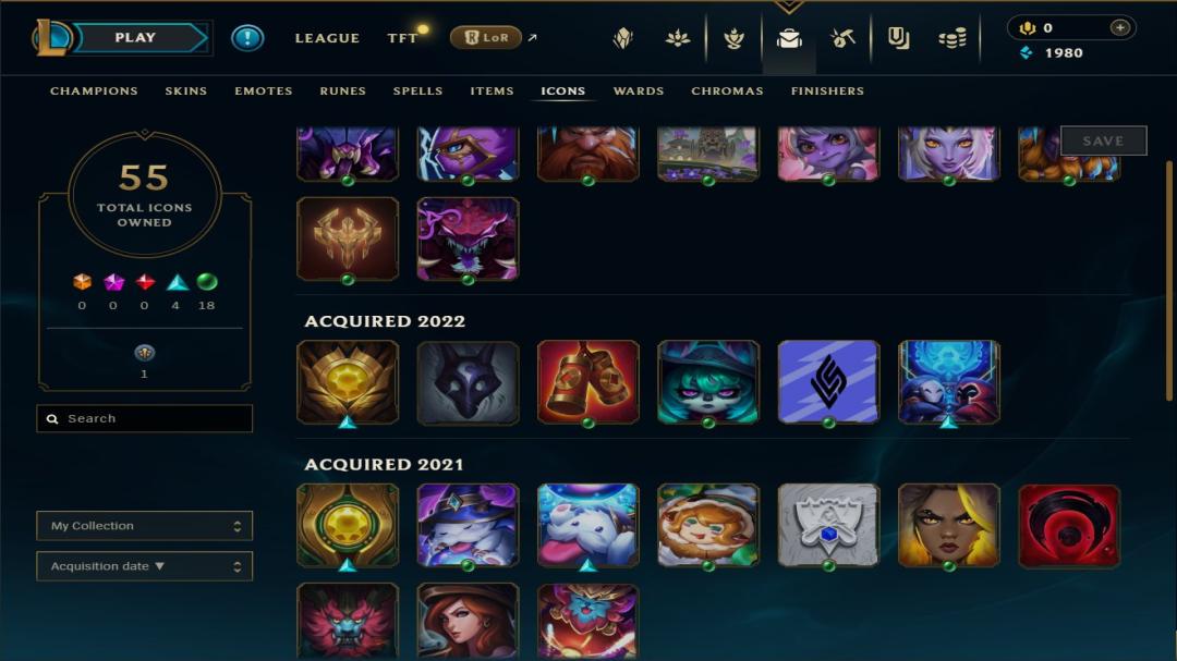 EU West Level 55 Account with 50 Champions and 11 Skins