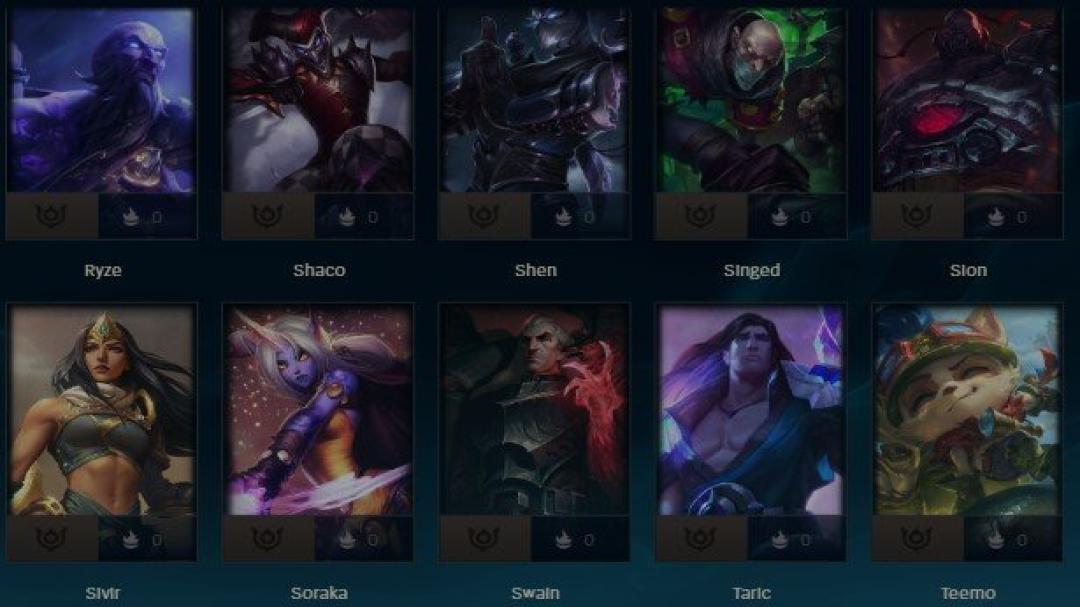 Unranked Level 30 Account with 72 Champions and 35 Skins