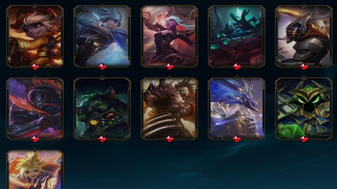 Impressive EU West Account with 171 Champions and 414 Skins