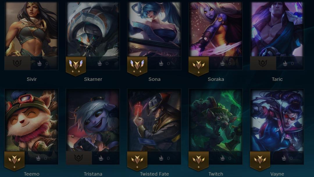 Unranked Account with 78 Champions and 21 Skins on EU West