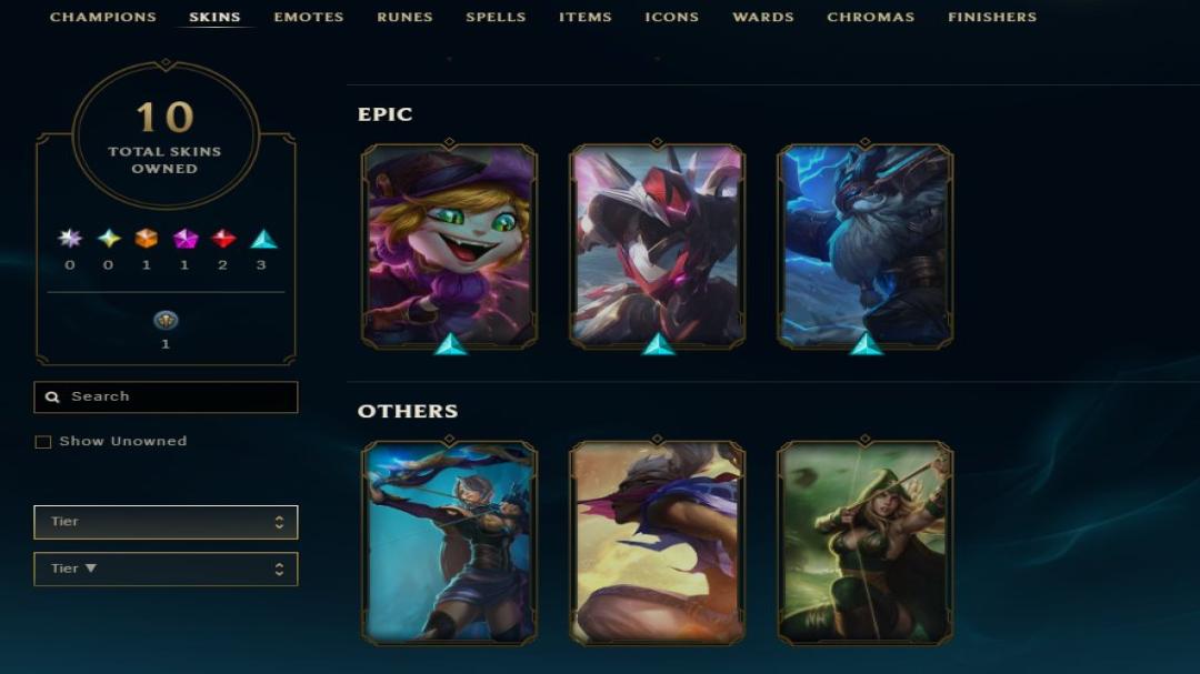 Diverse EU West Account with 35 Champions and 20 Skins