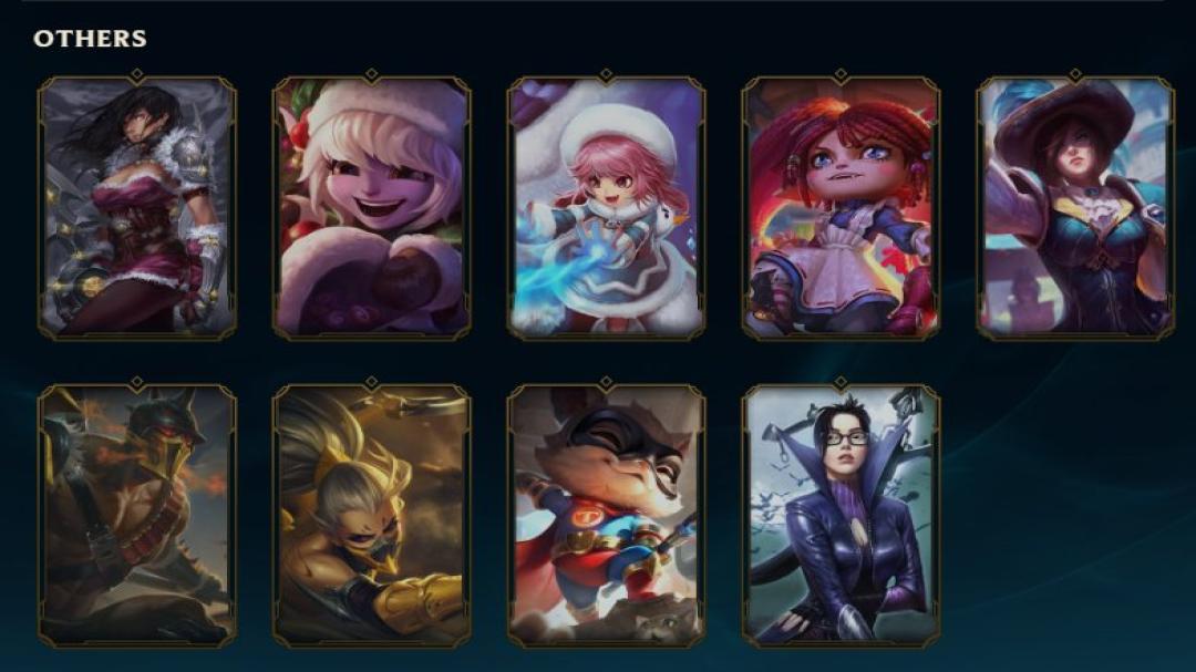 Unranked Account with 51 Champions and 23 Skins on EU West