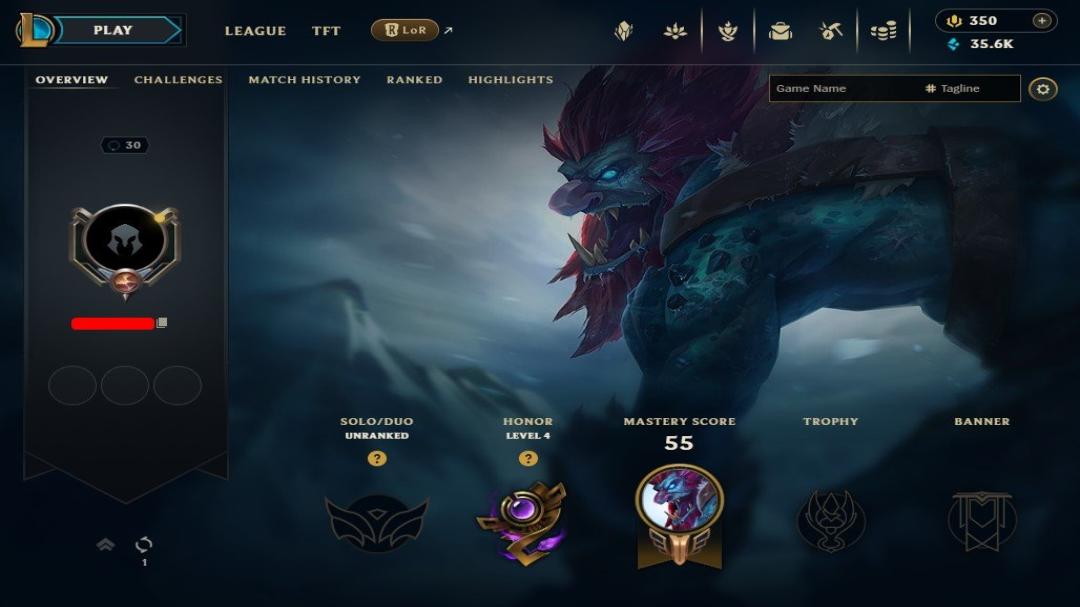 Level 30 EU West Account with 3 Champions and 8 Skins