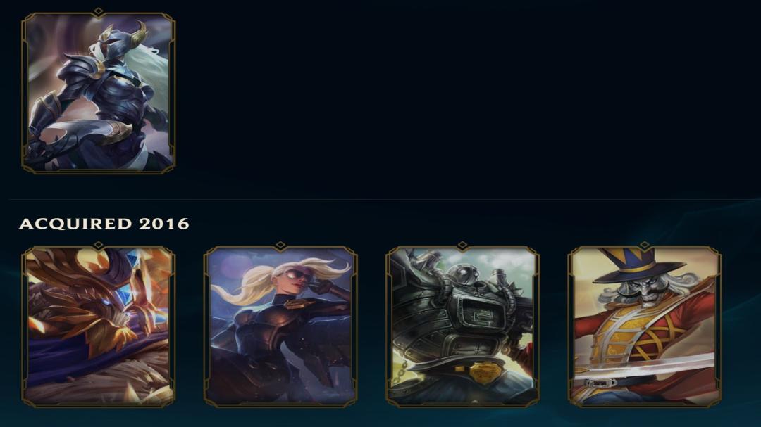 Unranked Account with 109 Champions and 17 Skins on EU Nordic &amp; East