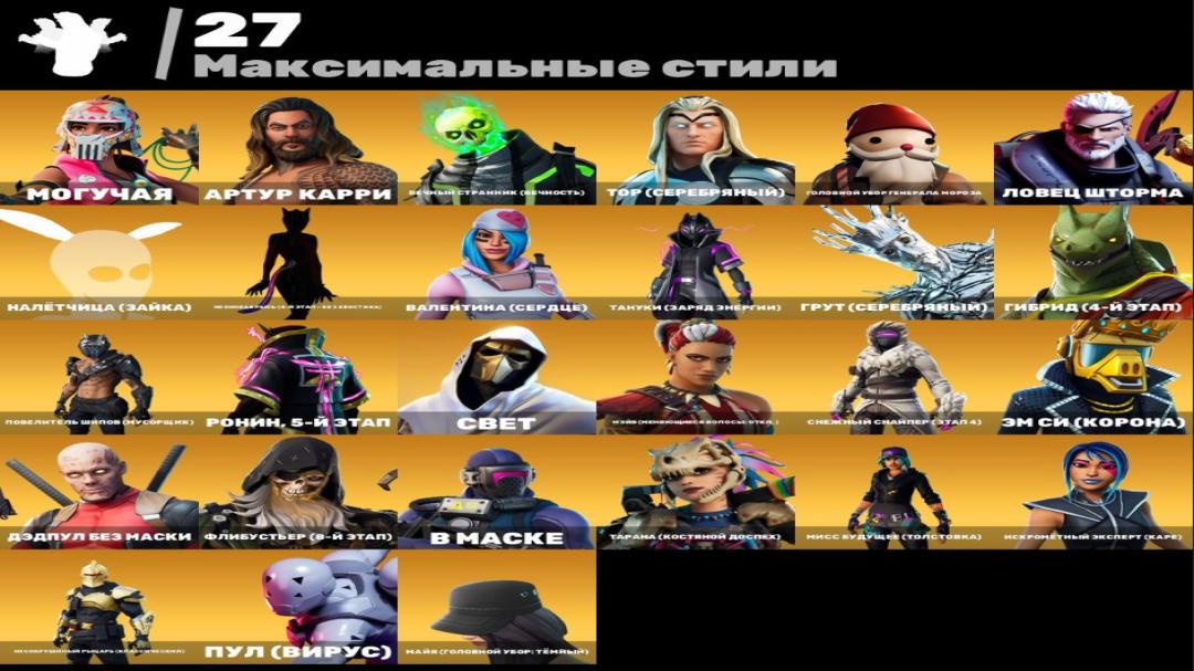Diverse Fortnite Collection with 130 Unique Skins on PC 🎭🖥