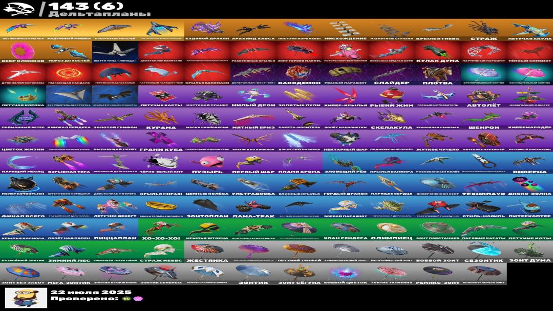 🎮 133 Skins | (PC) Battle Royale | Sale | In Stock: 1 pcs. | Price: $0 | Fortnite Account