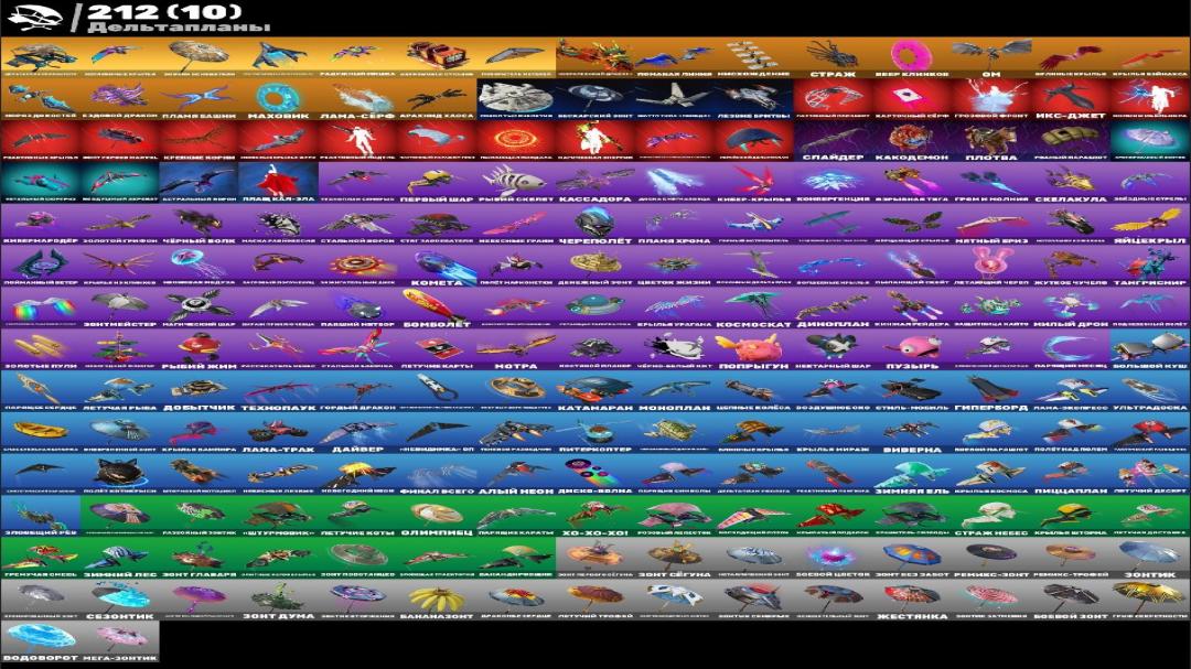 Diverse Fortnite Collection with 279 Skins on PC 🎭🖥