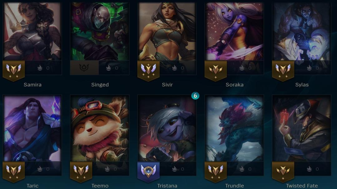 Level 72 Account with 58 Champions and 23 Skins on EU Nordic &amp; East
