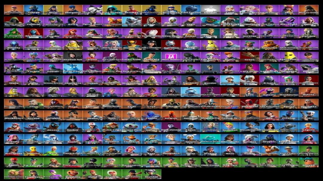 Diverse Collection of 232 Unique Skins for Battle Royale (PC) 🎭🖥