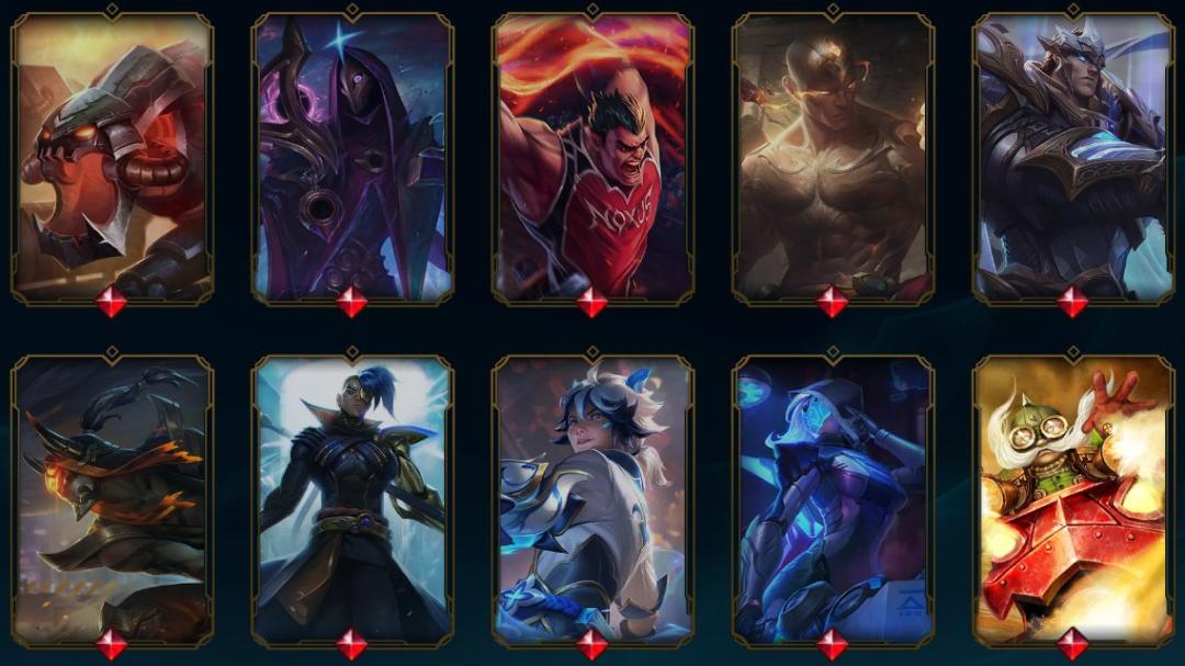 Unranked Account with 164 Champions and 117 Skins on EU Nordic &amp; East