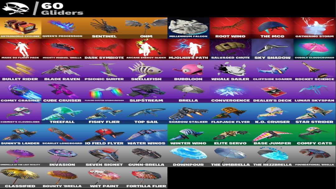 Diverse Fortnite Collection with 41 Unique Skins on PC 🎭🖥