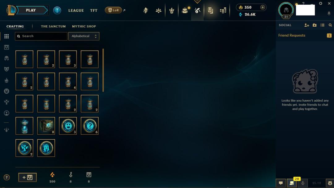 🎮 EU West | Level 30 | 1 Champion | Unranked 🛡