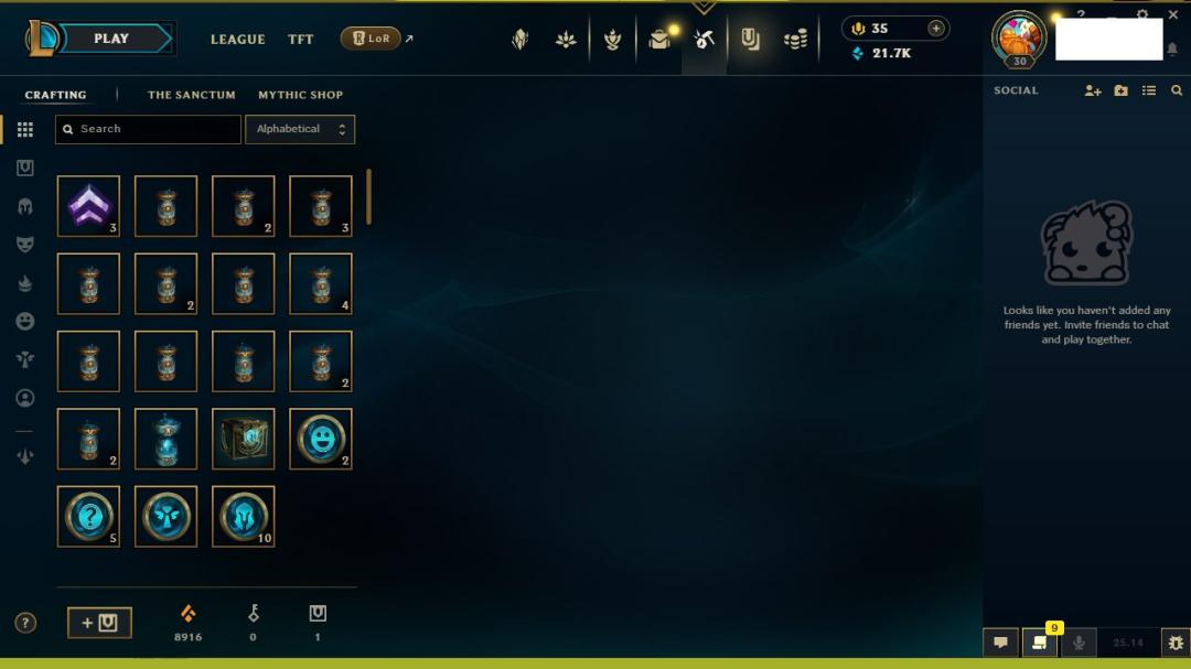 Unranked Level 30 Account with Champion on EU West