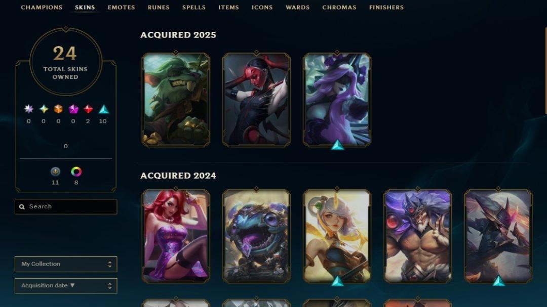 Emerald Account with 79 Champions and 24 Skins on EU West