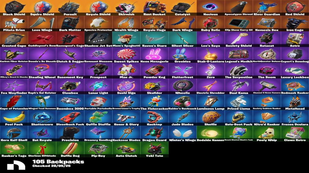 Diverse Collection of 107 Unique Skins for Battle Royale on PC