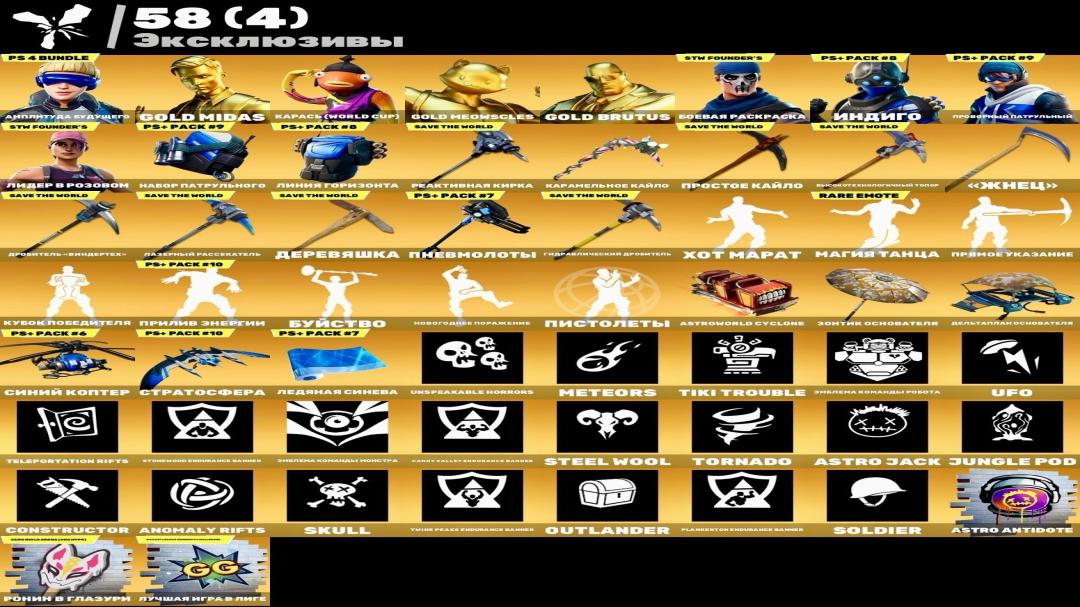 Diverse Collection of 245 Skins for Battle Royale on PS 🎭🖥