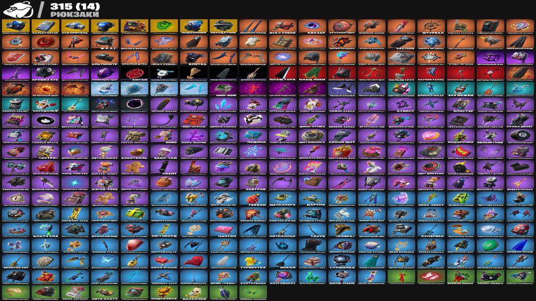 Diverse Fortnite Collection with 205 Unique Skins 🎭🖥