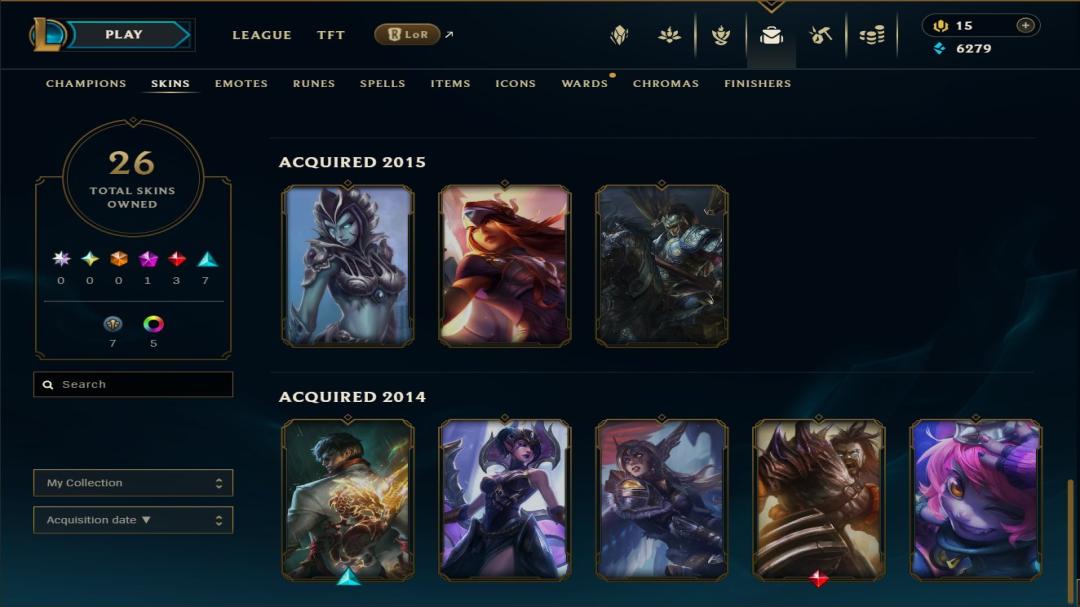 Emerald Account with 103 Champions and 30 Skins on EU West