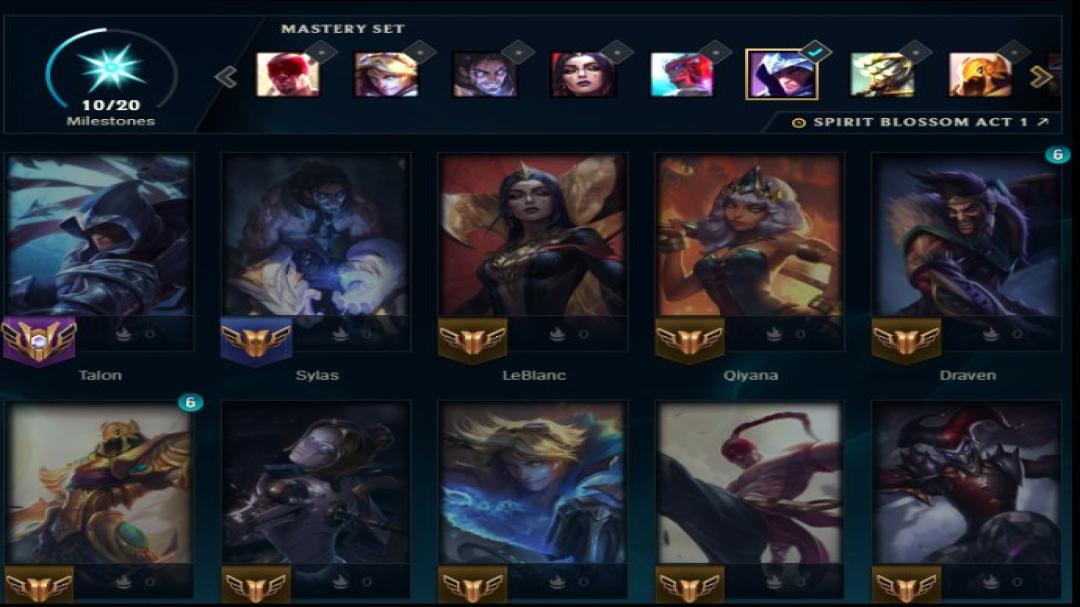 Diamond Account with 56 Champions and 24 Skins on EU West