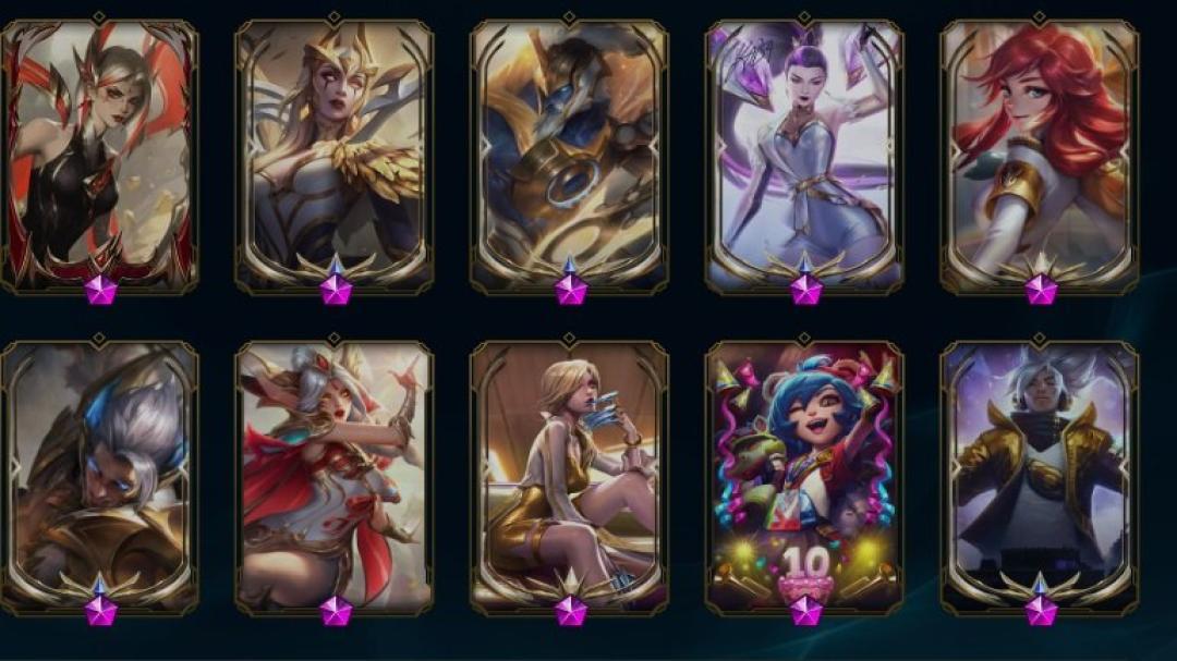 Versatile Account on EU West with 160 Champions and 205 Skins