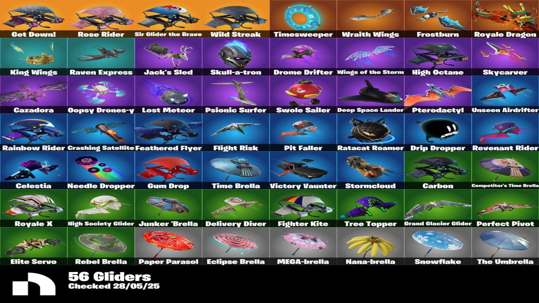 Diverse Collection of 107 Unique Skins for Battle Royale on PC