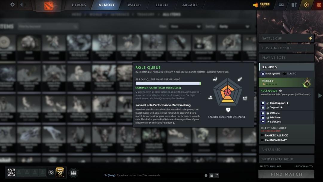 🎮 Dota 2 Account with 1 MMR | 1200 Hours | 9192 Behavior Score 🏆
