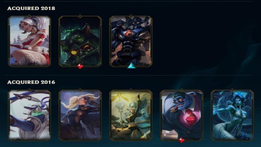 Unranked Account with 62 Champions and 14 Skins on EU West