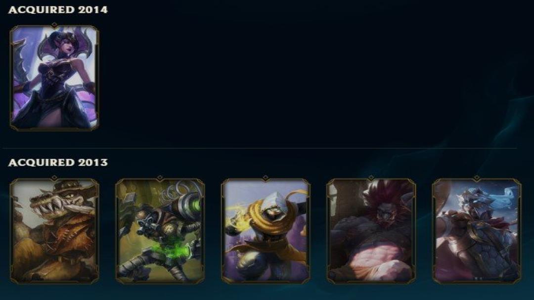 Level 44 Account with 108 Champions and 20 Skins on EU West