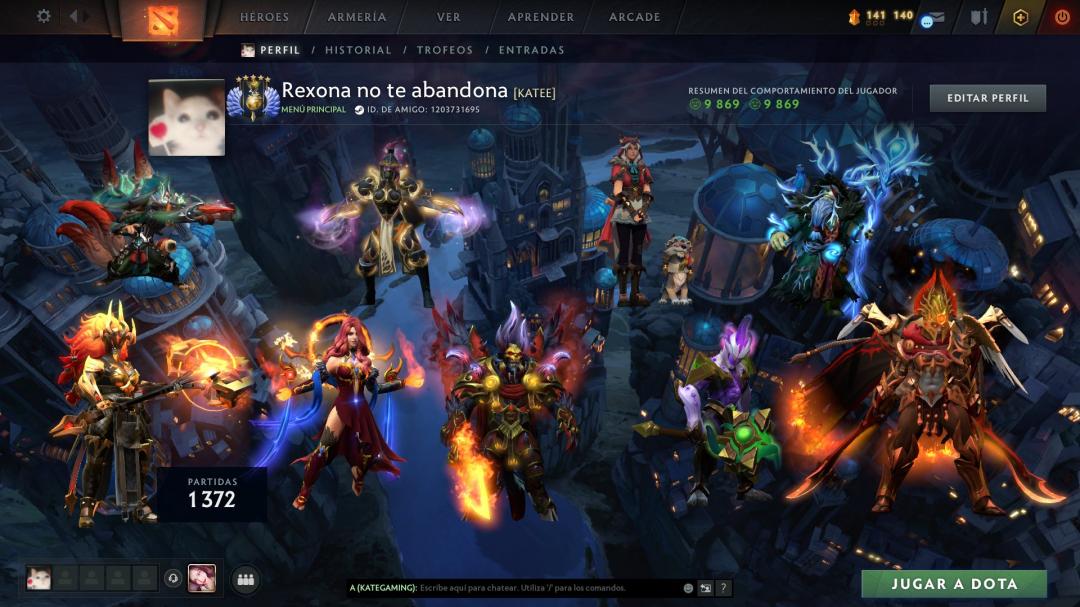 High-Ranked Dota 2 Account with 5401 MMR and 1483 Hours