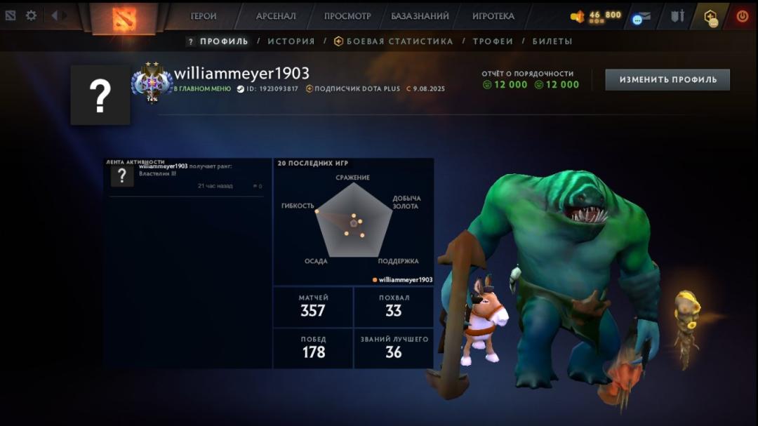 Competitive Dota 2 Account with 4027 MMR and 190 Hours Played
