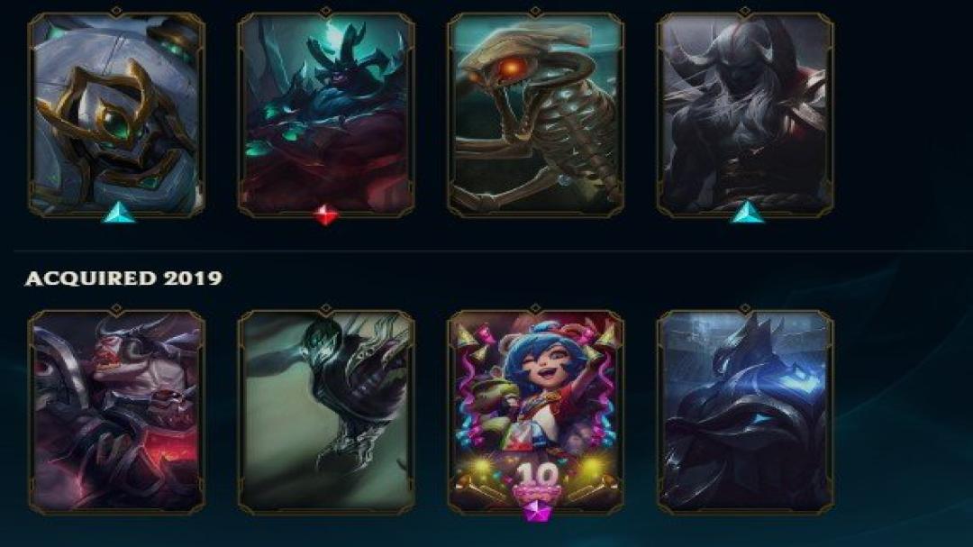 Diverse Champion Collection on EU West Server, Level 129