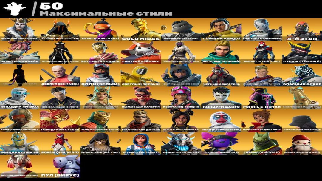 Collection of 208 Unique Skins for PC Battle Royale 🎭🖥
