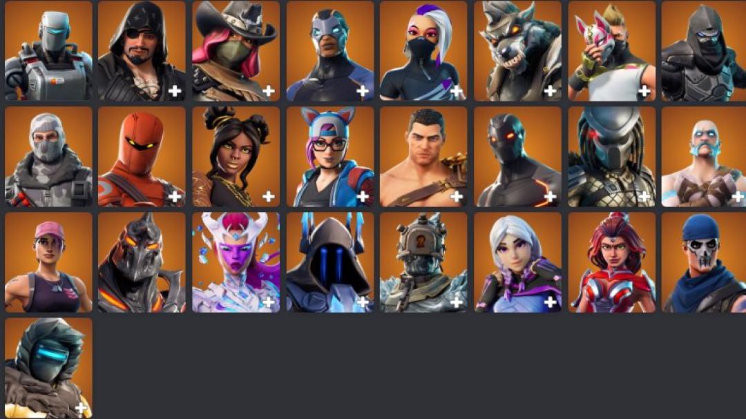 Unique Fortnite Collection with 120 Skins on PC 🖥🎭