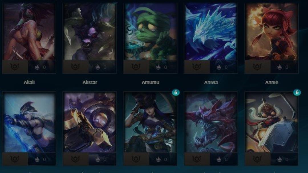 Unranked EU West Account with 60 Champions and Level 30