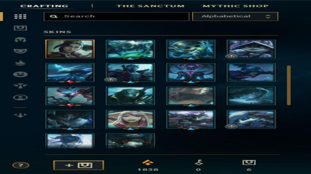 Diverse Champions and Skins on EU West - Level 51, Unranked