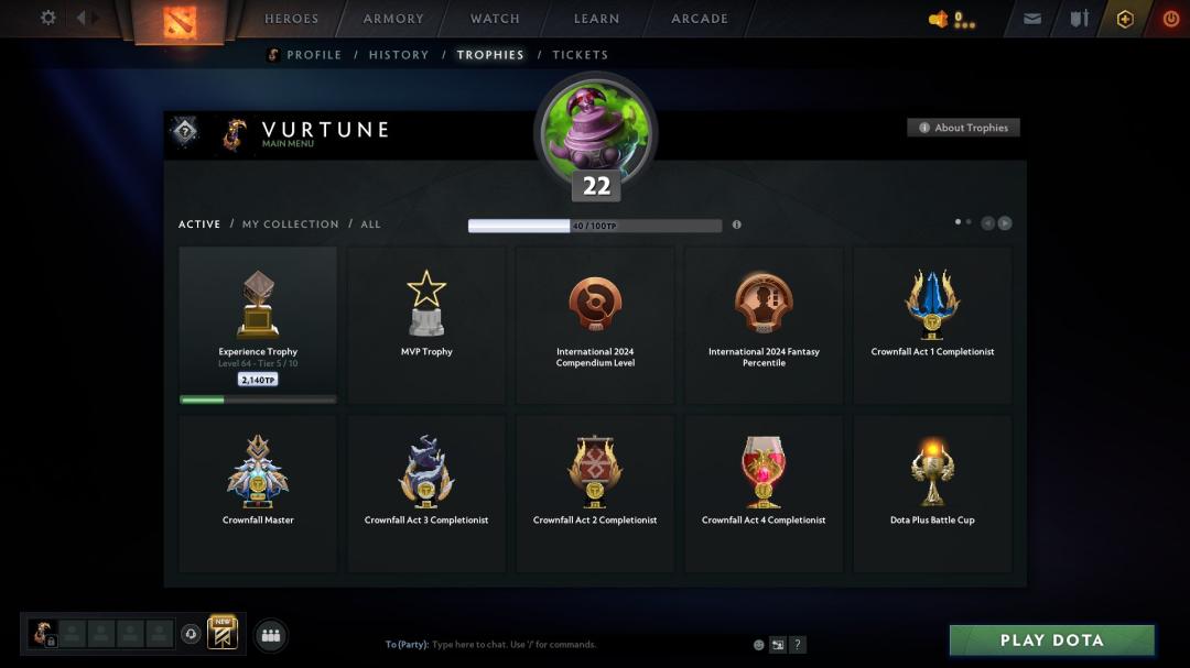 🎮 Dota 2 Account with 1631 MMR, 3365 Behavior Score | 295 Hours 🕒