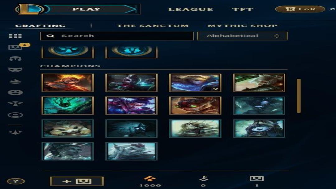 Unranked EU West Account with 3 Champions and 12 Skins