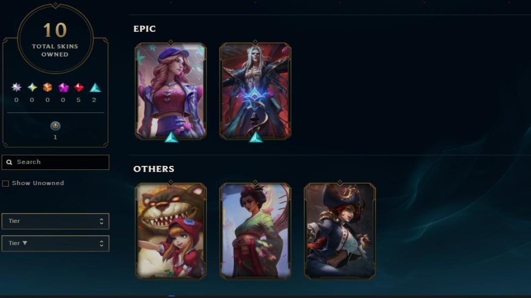 🎮 EU West | Level 47 | 38 Champions | 12 Skins | Unranked 🛡